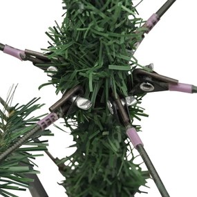 csuklópántos műkarácsonyfa tobozzal 120 cm