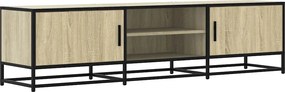 vidaXL sonoma tölgy színű szerelt fa és fém TV-szekrény 160x35x41 cm