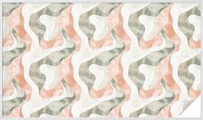 Öntapadós szélvédő furnér Adatvédelem Színes hullámok 200x116