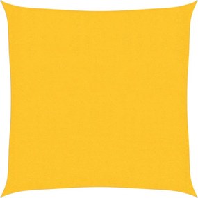 vidaXL sárga HDPE napvitorla 160 g/m² 2,5 x 2,5 m