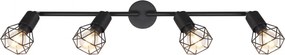 Spot Lámpák Fekete XARA I GLOBO-54802S-4