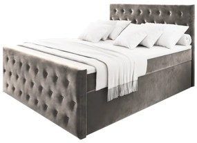 FENDI kárpitozott boxspring ágy, 160x200, casablanca 14