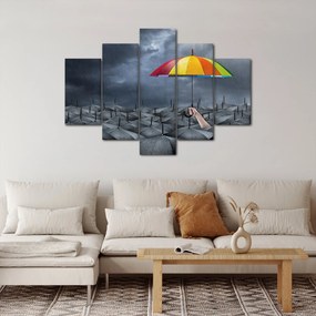 Kép - Esernyők (150x105 cm)