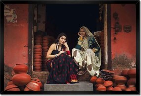 Poszterek keretben 60x40 Csinos nők Csajok Nagymamák