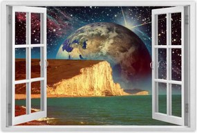 Poszterek 60x40 Bolygó a szikla mögött