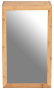 Bambusa fürdőszobai szekrény tükörrel - Wenko