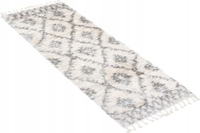 Járdaszőnyeg Shaggy Aztec 70x250 rojtos Boho w03