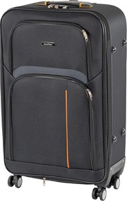 TraveLux light nagy bőrönd puha 76x50x29 cm fekete