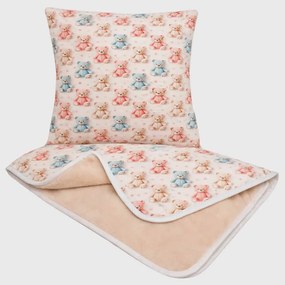 Ovistakaró párnhuzattal macik 100x135