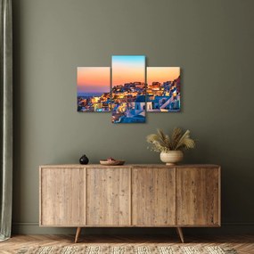 Kép - Santorini alkonyatkor (90x60 cm)