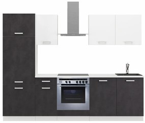 Konyha Tanith 260 cm (matera + fehér). 1065867