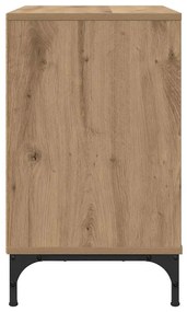 Éjjeli asztal fiókkal kézműves tölgy 63.5 x 36 x 61 cm Faanyag