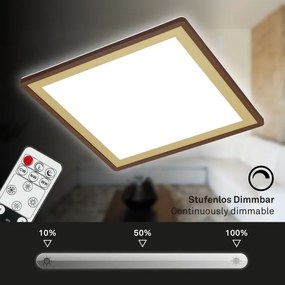 Briloner 7459-417 - DECO LED 24W 230V mennyezeti dimmer + távirányító