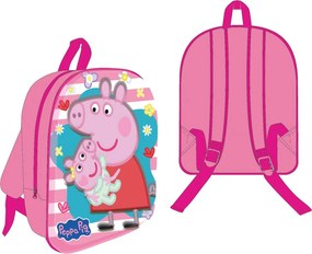 Peppa malac Evie 3D hátizsák, táska 30 cm