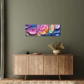 Kép - Olajfestmény (órával) (90x30 cm)
