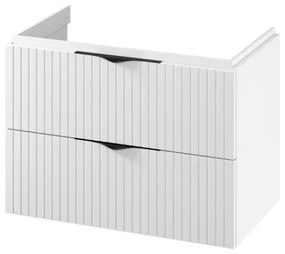 Cersanit S1015-004 - Függesztett fürdőszobaszekrény mosdó alá TIRSO 80x45 cm fehér