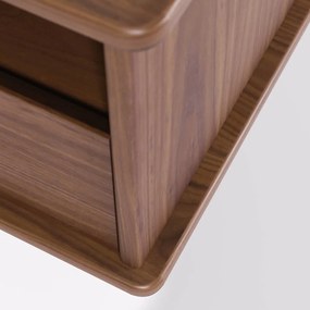 Carolin TV-állvány diófa dekorral - Kave Home