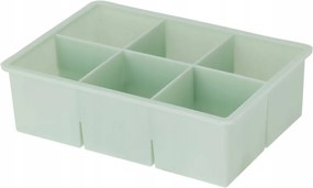 Szilikon Jégkocka Forma 6DB Jégkocka Nagy Kocka Zöld