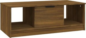 vidaXL barna tölgyszínű szerelt fa dohányzóasztal 102 x 50 x 36 cm