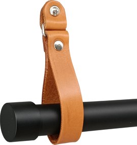 Függönykarnis 25 mm Fekete 140 cm konzol konyak bőr 2