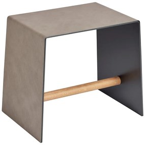 Szürkésbézs fém ülőke Bull – LIND DNA