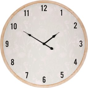 Falióra 58 cm átmérő MDF finom virágmintával