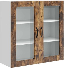 vidaXL Konyhaszekrény polcokkal Füstölt tölgy 80 x 31 x 80 cm Faanyag