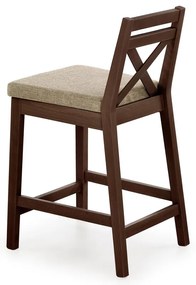 Borys bárszék, bézs / sötét dió