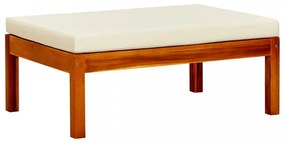 2 db tömör akácfa kerti lábtartó