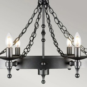 Elstead Lighting WARWICK WR8-GRAPHITE Csillár 8x60W/E14