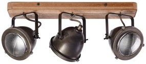 Brilliant - CARMEN WOOD 3x GU10/5W/230V spotlámpa, barna