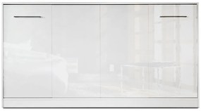 New Elegance vízszintes összecsukható ágy 90x200 - fényes fehér