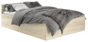 CLP ágy emelőrácsos 160x200 cm - sonoma tölgy
