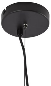 Modern csillár fekete füstüveggel, 9 ágú - Laura