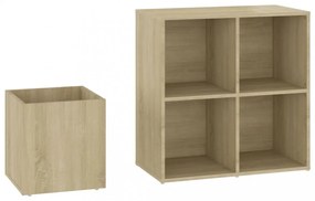 sonoma szerelt fa előszobai cipősszekrény 105 x 35,5 x 70 cm