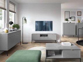 PM NOVA S54 éjjeliszekrény - szürke