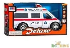 Deluxe Ambulance Villogó Szirénázó Mentő Autó Ütközés Érzékeléssel