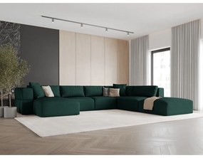 Zöld sarokkanapé (jobb oldali-"U" alakú) Esther – Milo Casa