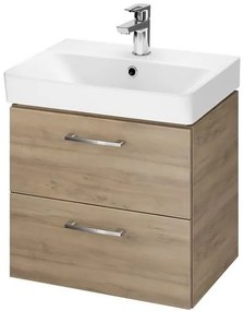 Cersanit - SET B283 LARA MILLE SLIM 50 (SZEKRÉNY + MOSÓMOSÓ), Dió, S801-322-DSM