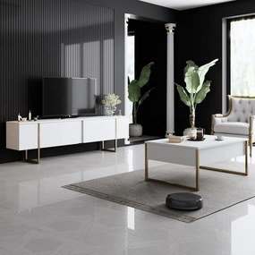 Luxe - White, Gold