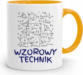 Technikus Bögre Sárga Ajándék fényképes nyomtatással