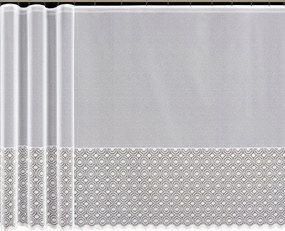 Mg Függöny 4442 Fehér 400x250cm Kész Szalaggal M