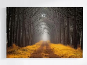 Poszter Tájkép Út Ösvény Sikátor Fák Ősz 60x40