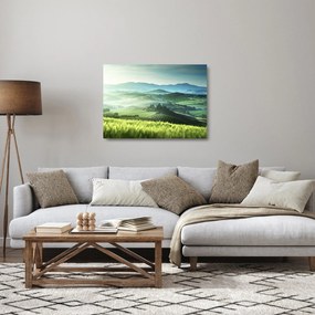 Kép - Toszkána, Olaszország (üvegen) (70x50 cm)