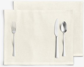 Goldea malaga 2 darabos reggeliző alátét - krémszínű 30 x 40 cm