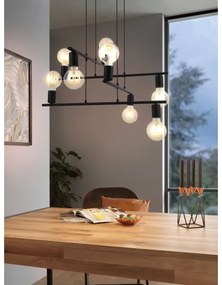 Eglo 98909 - Csillár zsinóron MEZZANA 8xE27/40W/230V