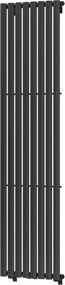 Mexen Oregon  Art  decor radiátor 1800 x 480 mm, 805 W, fekete - W202-1800-490-00-70 Dekor radiátor