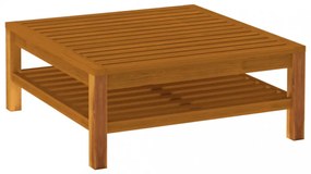 tömör akácfa dohányzóasztal 65 x 65 x 35 cm