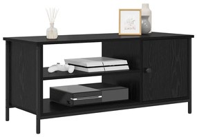 TV szekrény Musta tammi 100 x 40 x 45 cm Faanyag