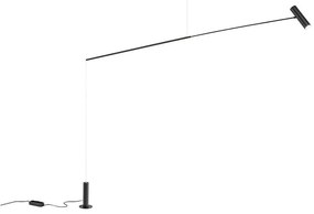 Redo 01-2695 - PICAS LED állítható állólámpa LED/12W/230V fekete